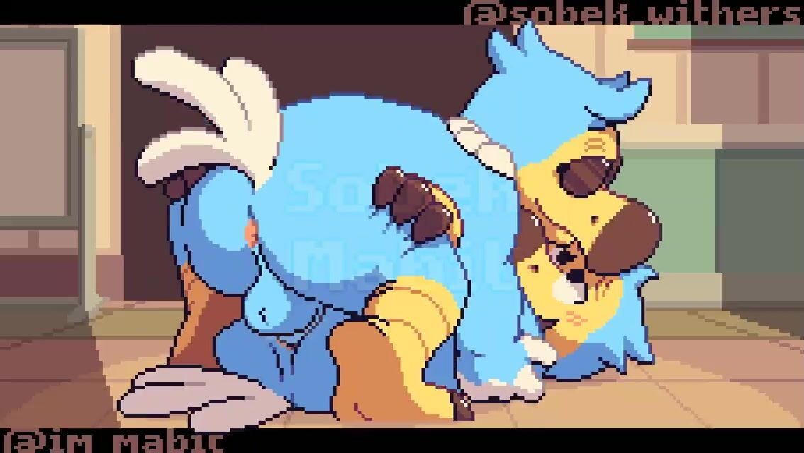 pixel animated porn gay