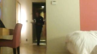 Pizza Dare: Breasty gal tease room service guy