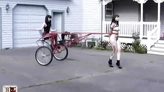 Fun Ponygirl Workout Session