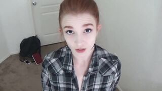 Babysitter Busts Out of Her Flannel - Ponytails