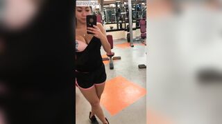 Ladies with Ponytails: Large Tiddies in the Gym