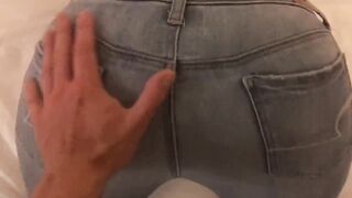 Sexy Gal in Slender Jeans receives Fucked